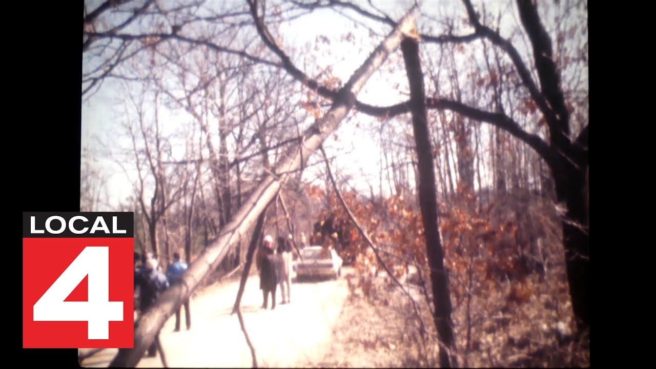 WDIV archive footage: March 1976 ice storm