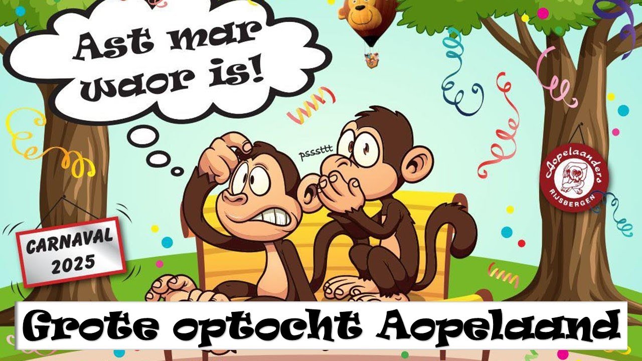 Grote optocht Aopelaand 2025: Ast mar waor is!