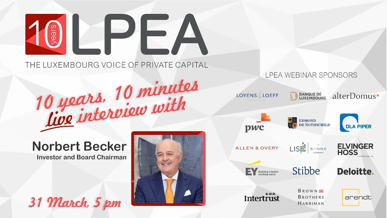 10 Years, 10 Minutes with Norbert Becker, Investor