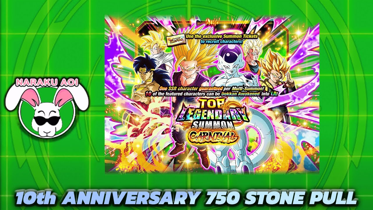 Dokkan 10th Anniversary Another 750 Stones Pull (Part 2)