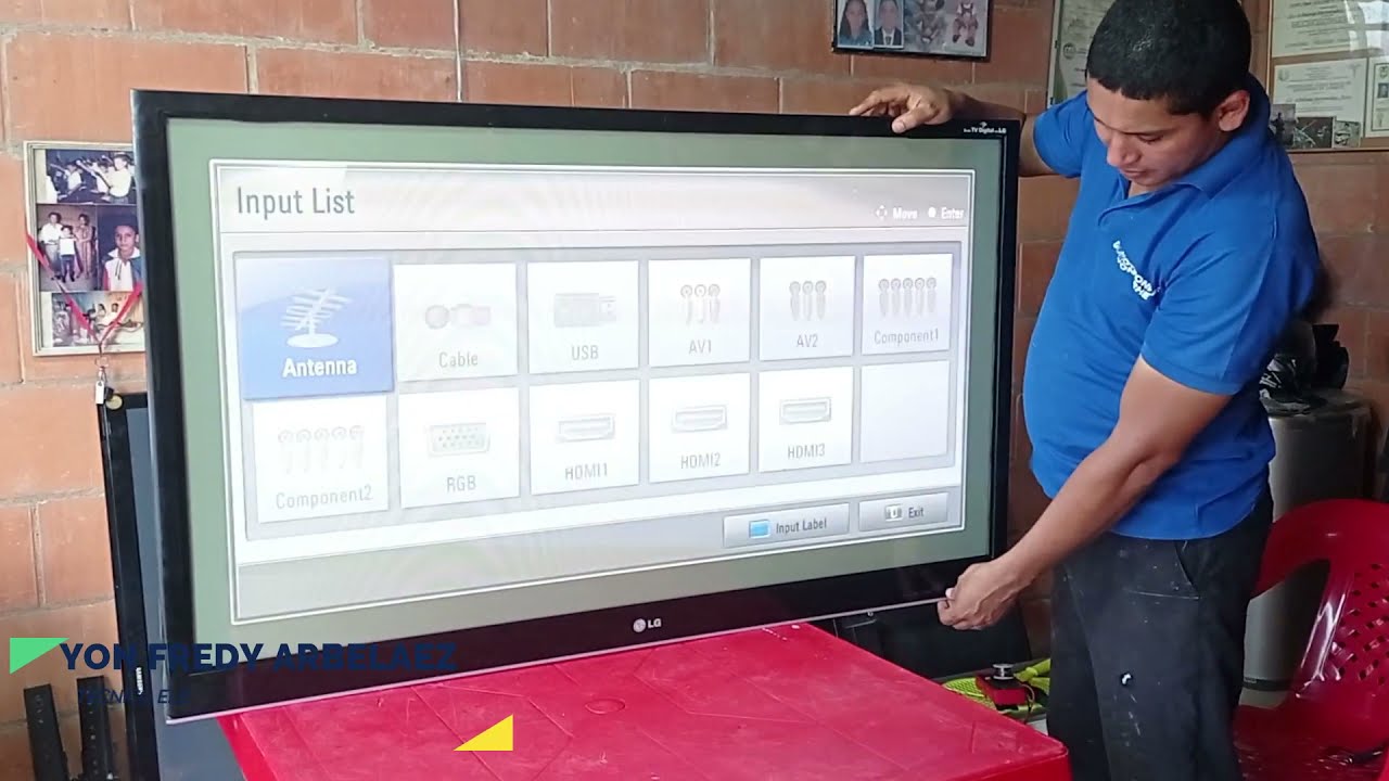 TV PLASMA LG50 PUL PRENDE Y NO SE VE