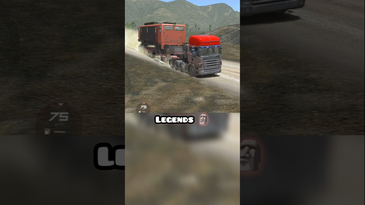 other players biggest cargo 🤡 at quarry vs me 🗿 #toe3 #truckersofeurope3 #gaming #respect #ets2