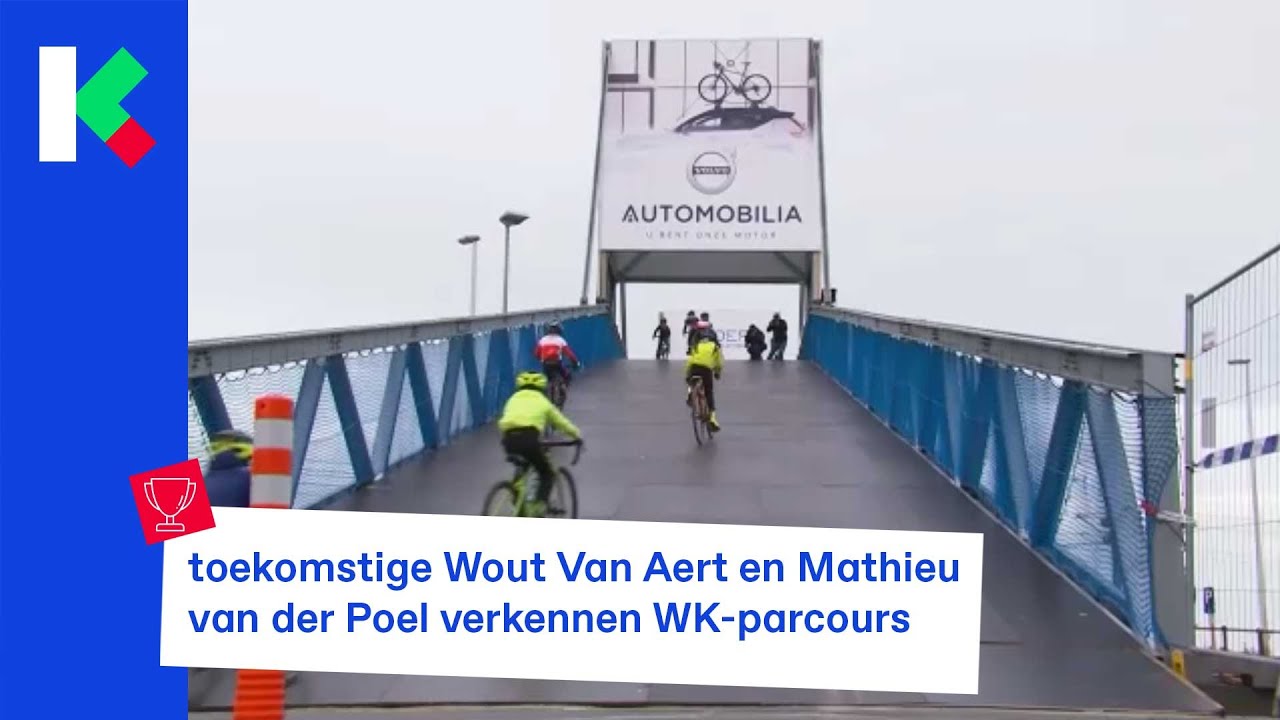 jonge veldrijders verkennen WK-parcours