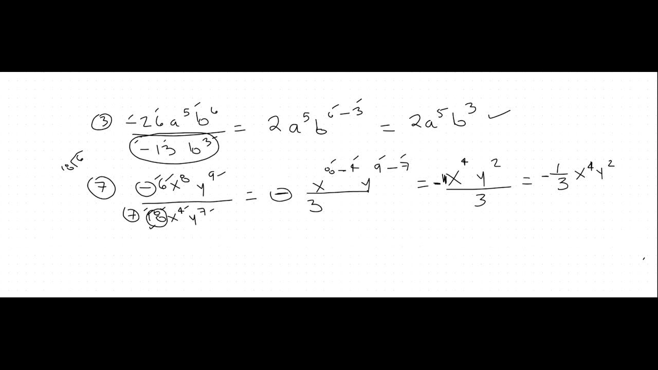 CURSO EXAMEN EVALUATEC TEMA: DIVISION ALGEBRAICA