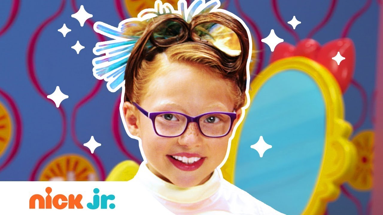 How to Create a Feathery Flip Hairstyle 💈 Hair DIY Style Files | Sunny Day’s Style Files | Nick Jr.