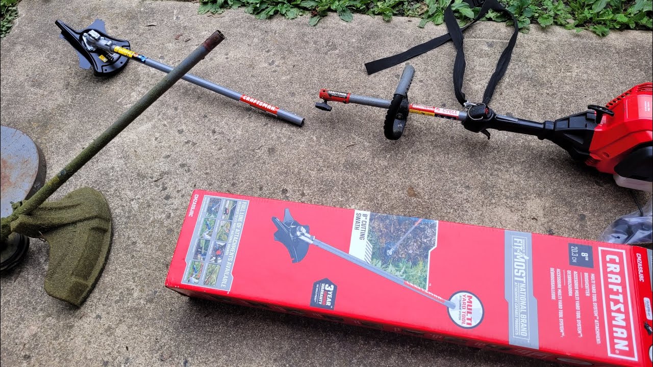 Craftsman brush cutter attachment. For the 30CC WS4200 4 cycle.
