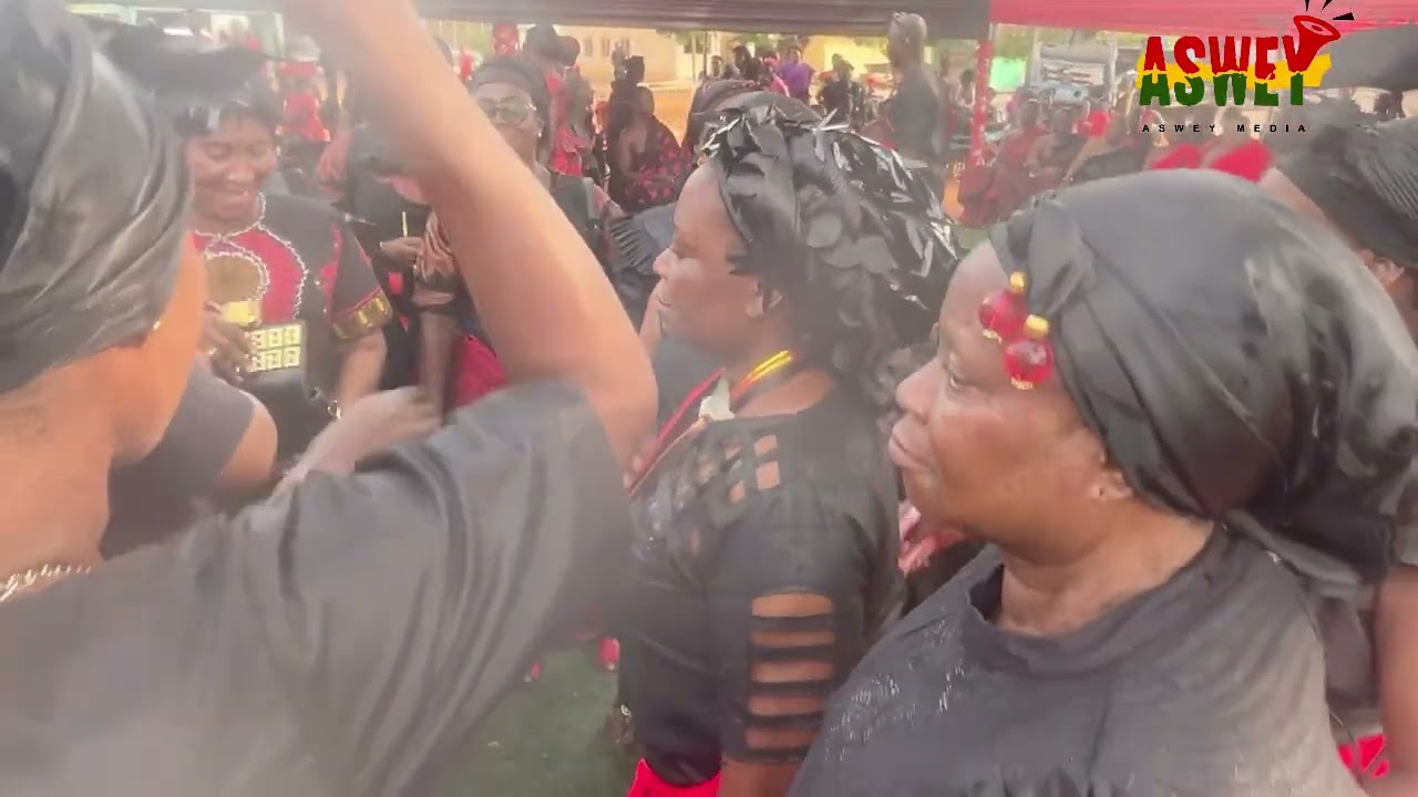 @ Esther Benewaa’s final funeral rites at Kukuom