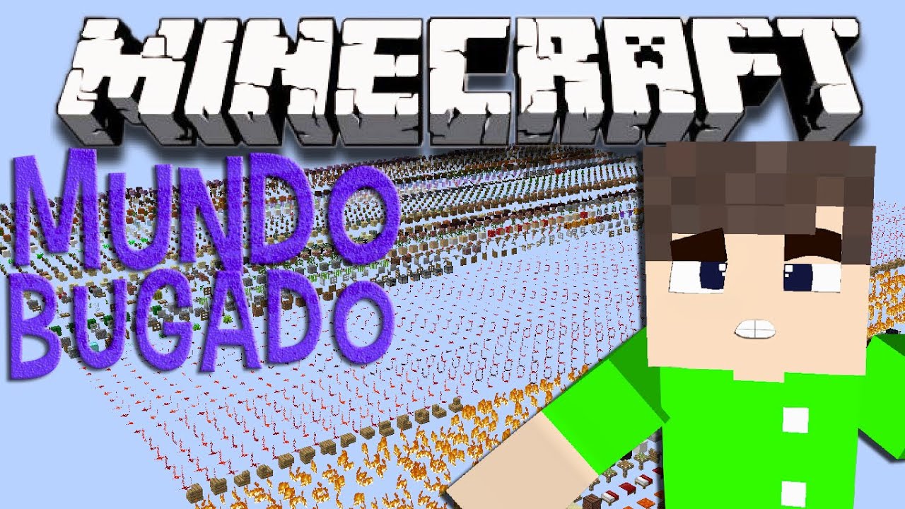 MINECRAFT- Mundo Bugado! Como criar? (sem mods)