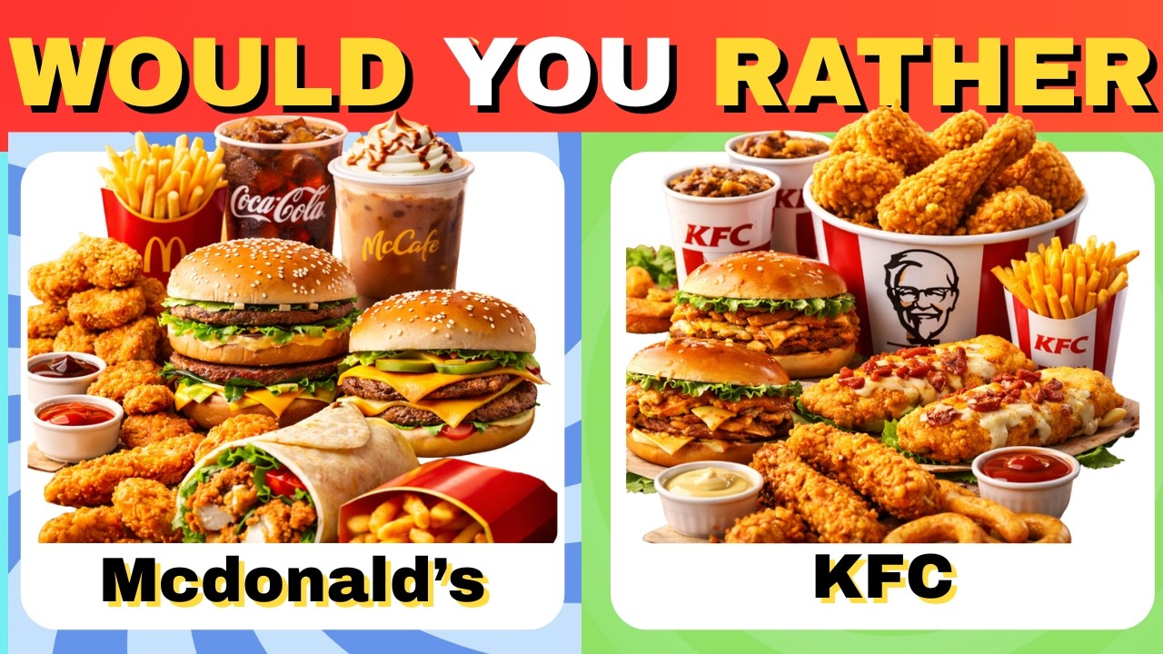 Would You Rather? Snacks and Junk Food Edition😱🍟| Ultimate Junk Food Battle🌭 🍟 🍗