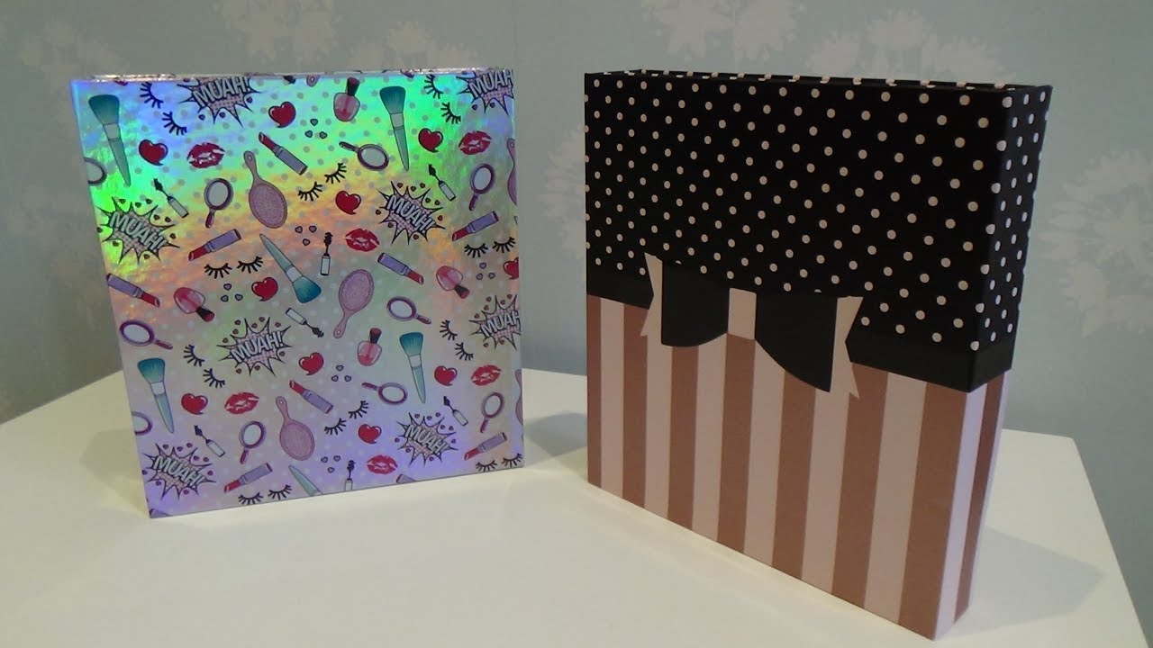 Claire's Makeup Muah! Cosmetic Booklet Set & Pink Polka Dot Stripe Bow Make Up Book