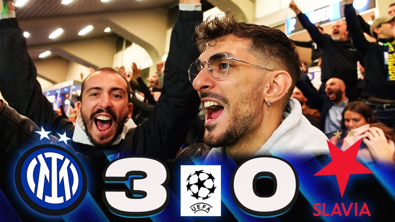 SAN SIRO ESULTA PER LAUTI | LIVE REACTION TIFOSI | INTER 3-0 SLAVIA PRAGA | CHAMPIONS LEAGUE 25/26 |