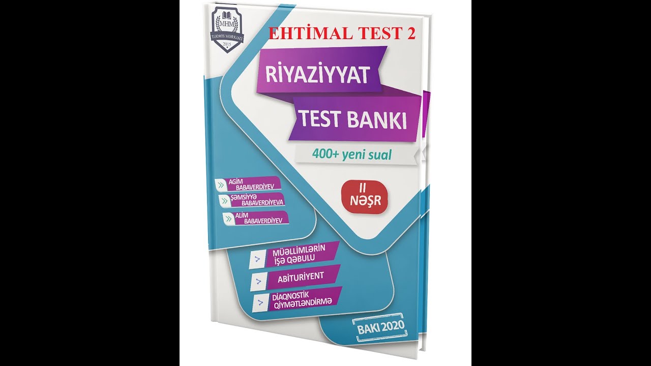 Mhm  Ehtimal Birləşmələr nəzəriyyəsi  test 2