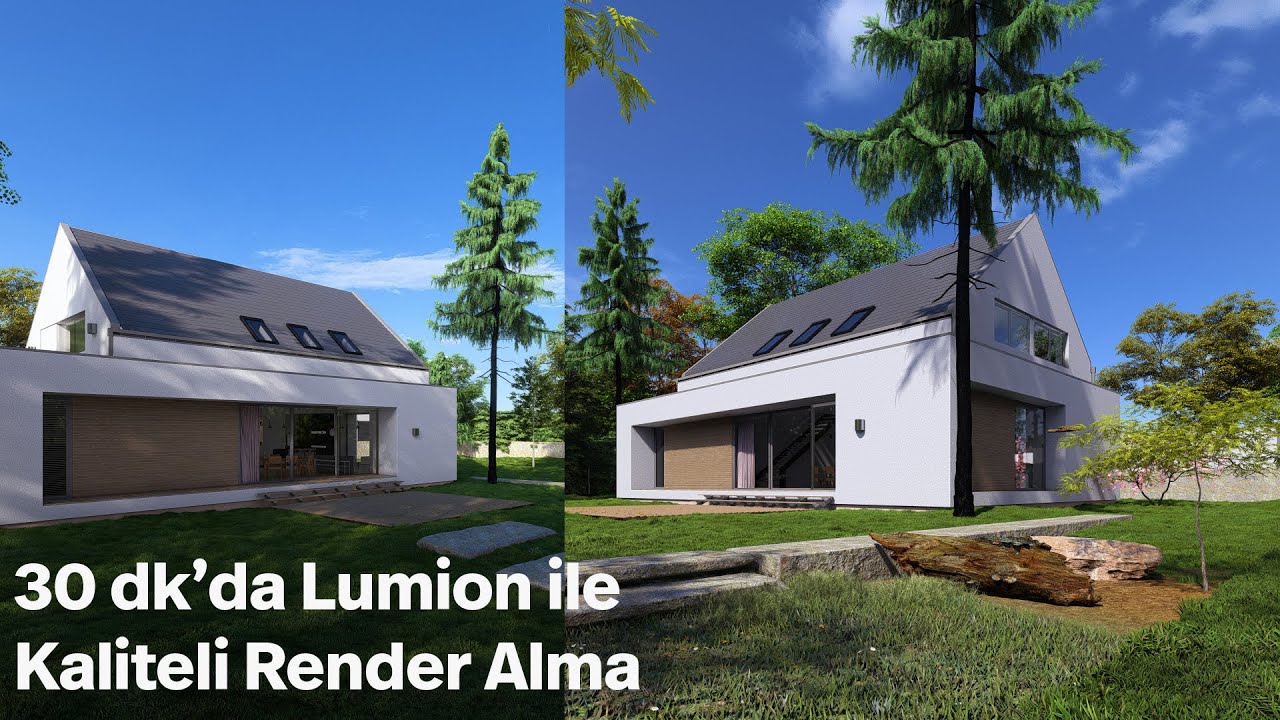 30 dk da lumion 2023 ile kaliteli render alma
