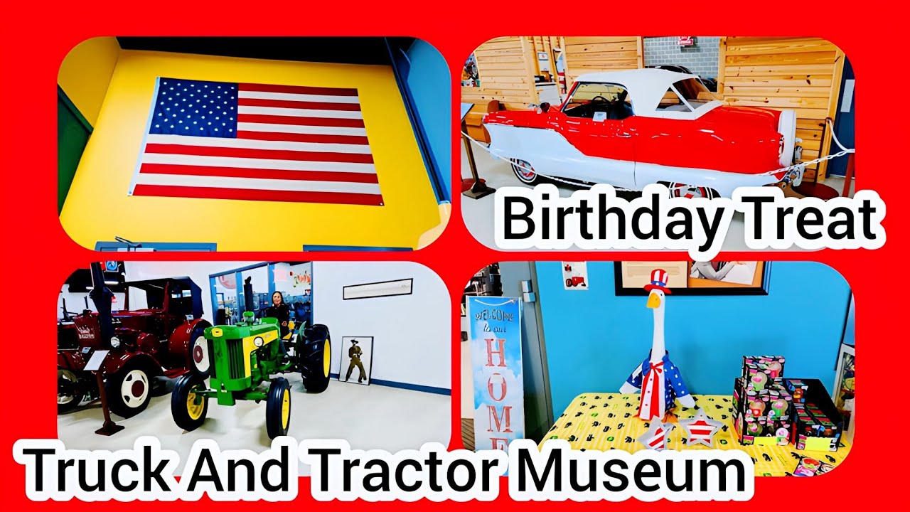 A VISIT TO TRUCK AND TRACTOR  MUSEUM 🚚 🛻 🚜 USA ❤️🇺🇸 My Birthday Treat #usa #visit #museum 