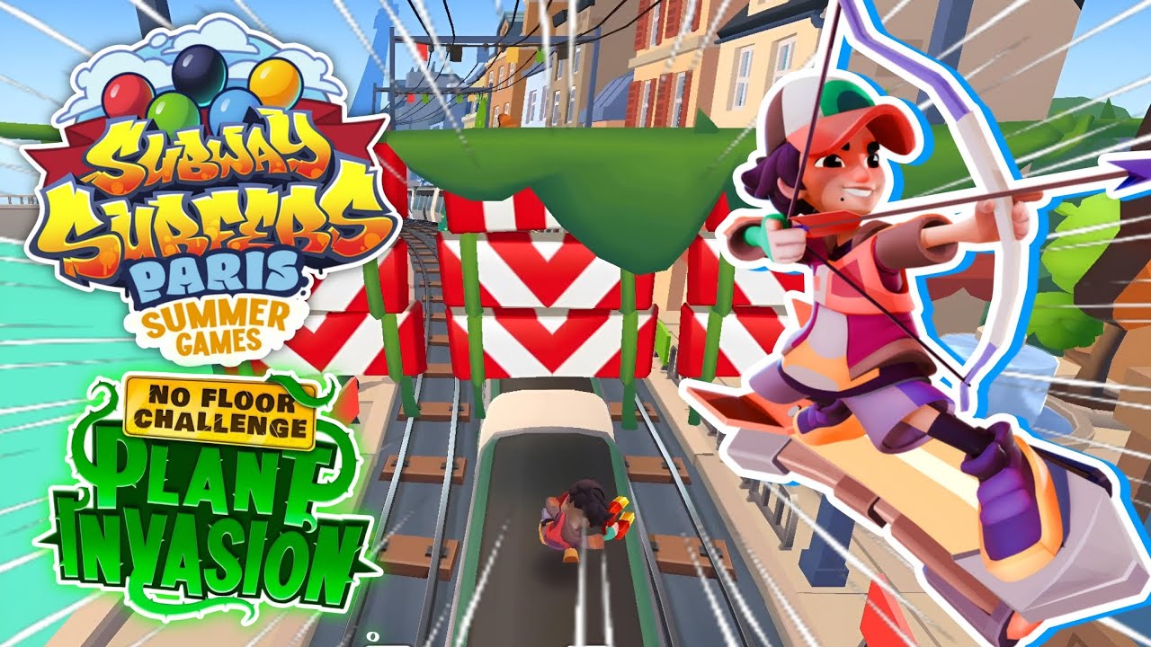 NEW PLANT INVASION - NO FLOOR CHALLENGE IN PARIS SUMMER GAMES - SUBWAY SURFERS SYDNEY 2024