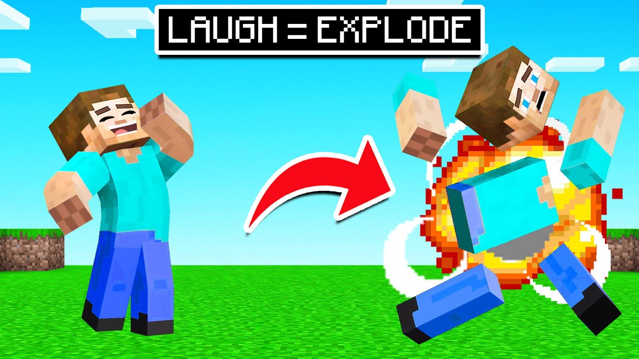 Minecraft YOU LAUGH = EXPLODE (Try Not To Laugh)