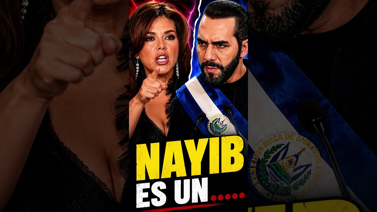 🚨 Alicia Machado desata la pol&eacute;mica con Nayib Bukele