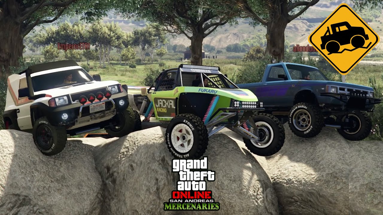 GTA 5 - Off-Road Capability Testing - MonstroCiti, Walton L35, & Ratel | San Andreas Mercenaries DLC