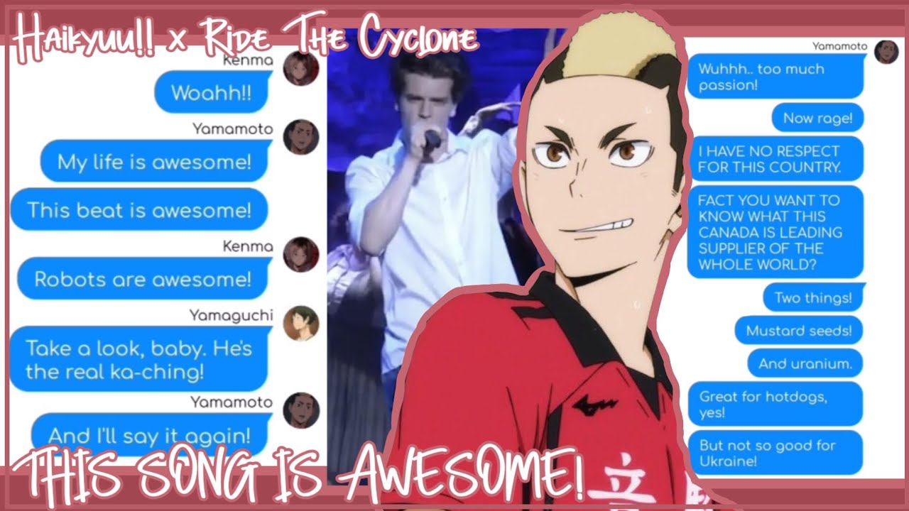 This Song Is Awesome! || Haikyuu!! x Ride The Cyclone - Texting Story - ChatFic - Lyric Prank