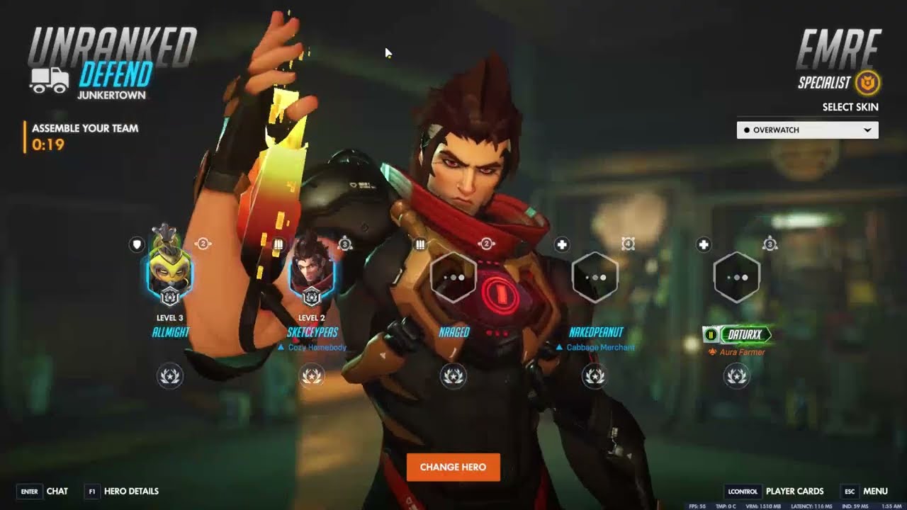 Overwatch - Unranked + Replay Match 99*