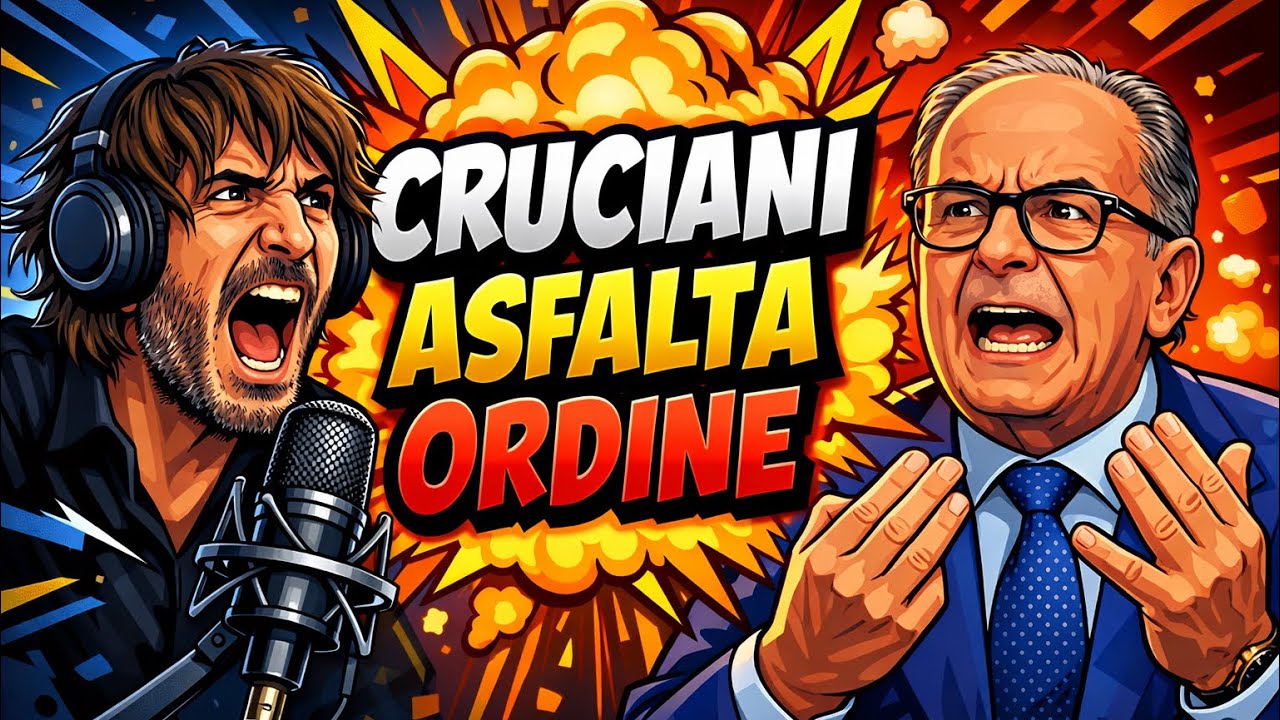 CRUCIANI ASFALTA ORDINE IL MILANISTA🔥REACTION AL VIDEO🔥CRUCIANI:OGGI NN PARLI DI MAROTTA LEAGUE⁉️🤮