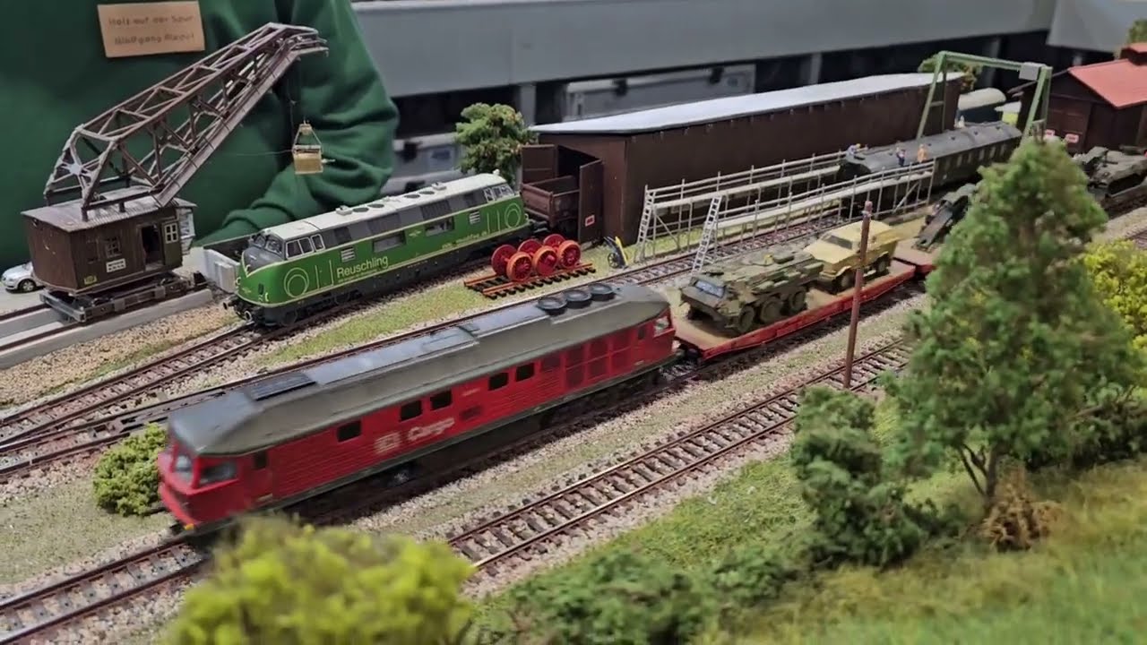 Intermodellbau Messe Dortmund 2025 Modelleisenbahn Holz auf der Spur