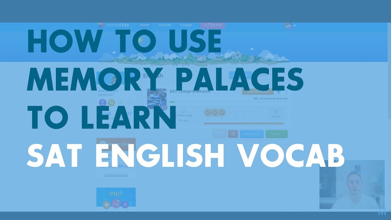 How to Use Memory Palaces to Learn SAT English Vocabulary