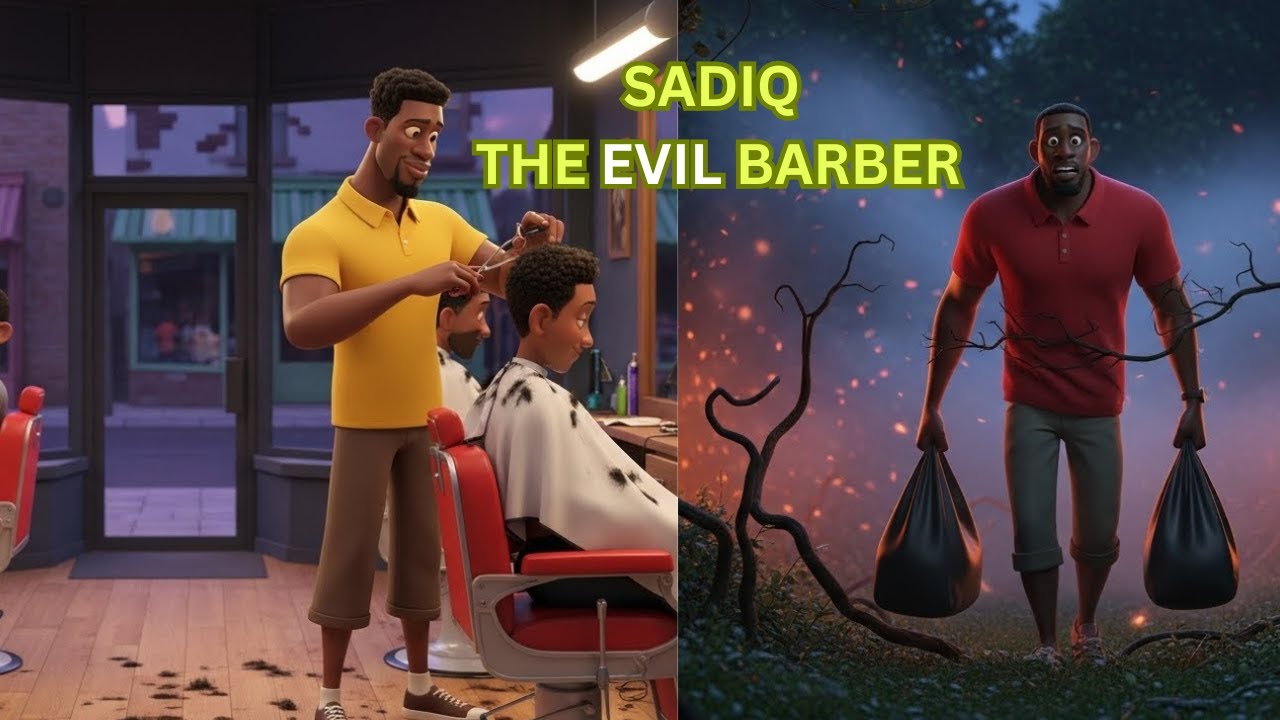 SADIQ THE EVIL BARBER --- FULL STORY #africanfolktales #africanstory #story
