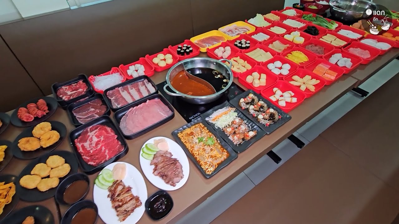 บุฟเฟ่ต์สุกี้ชาบู อิ่มไม่อั้นไม่จำกัดเวลา 300 มีทอน จ่ายจบครบ ตรงปกทุกอย่าง ลงหม้อสุกี้ แปดริ้ว