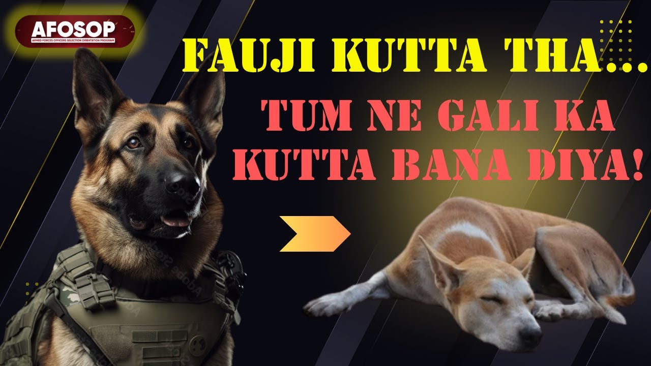 FAUJI KUTTA THA 🐕‍🦺... ➡️ 🐕 ❌  TUM NE GALI KA KUTTA BANA DIYA! II TAT में कर दी बेज़्जती!
