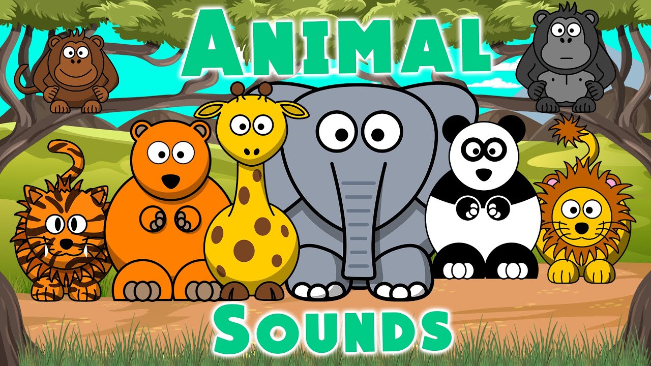 Zoo Animal Sounds | Animal Sounds Song | LittleKidsTV