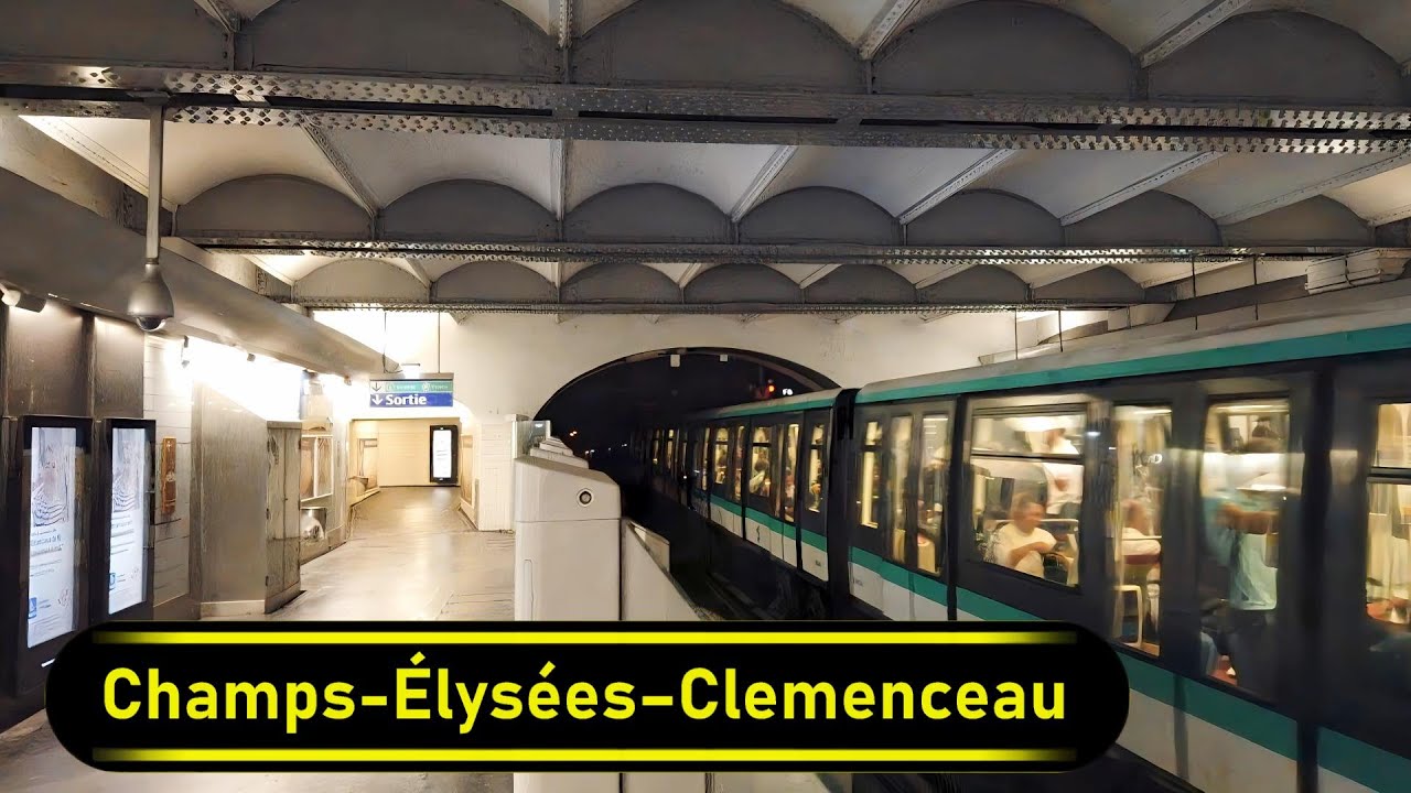 Metro Station Champs-Élysées–Clemenceau - Paris 🇫🇷 - Walkthrough 🚶
