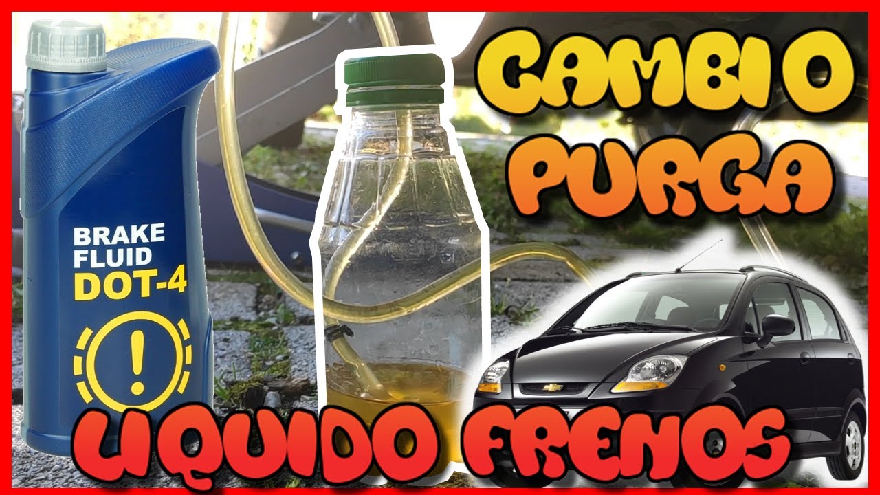 Cambio Purga liquido de frenos - Una sola persona sin herramienta especial - Chevrolet Matiz / Spark