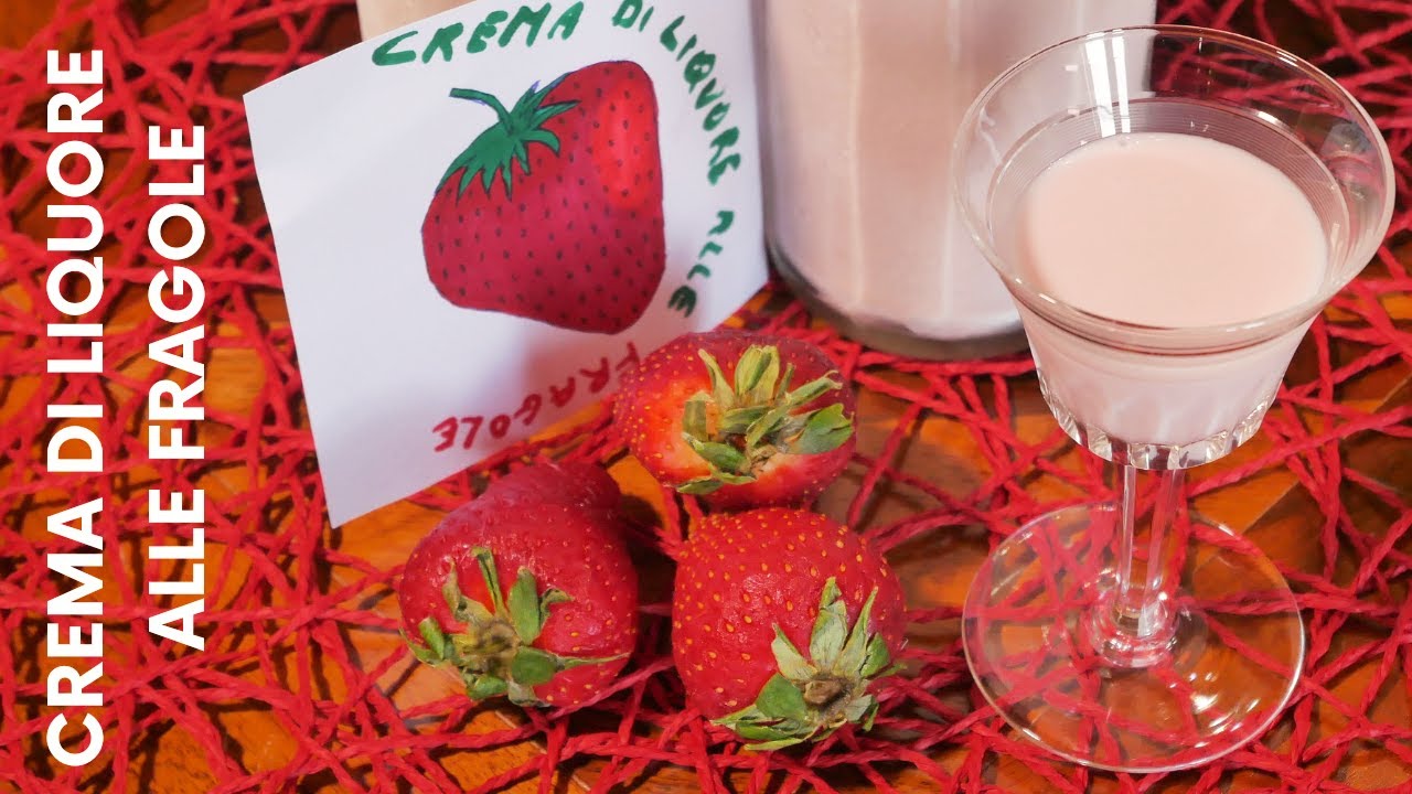 CREMA DI LIQUORE ALLE FRAGOLE | UNA DELIZIA FACILE E VELOCE
