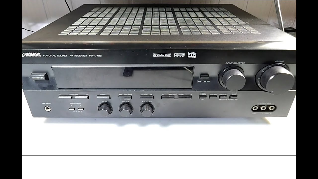 Reparo em Receiver YAMAHA RX-V496 - Entrando em Proteção!
