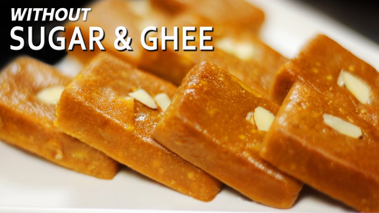Besan ki Barfi without ghee and sugar || Easy Dessert Recipe in Lock down