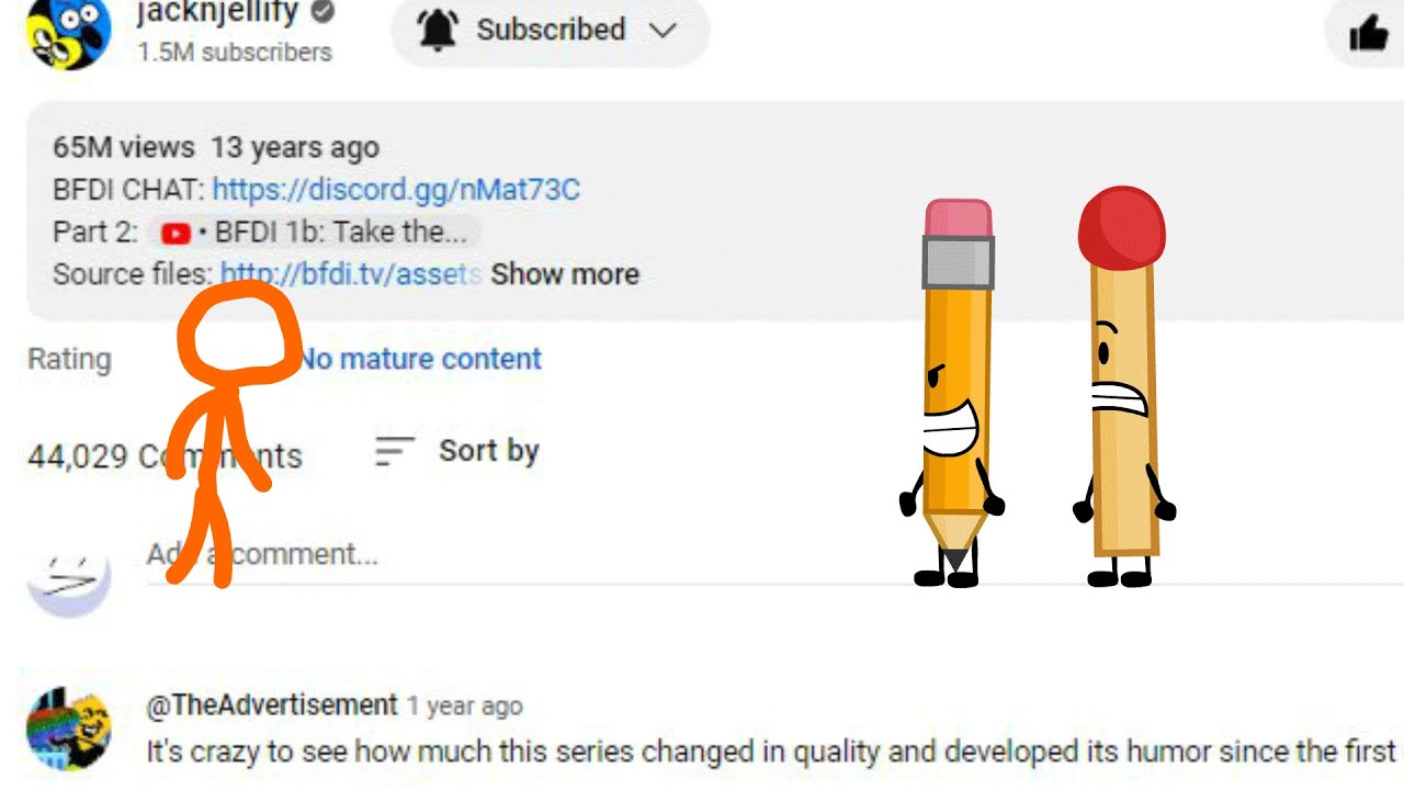 Анимация против BFDI
