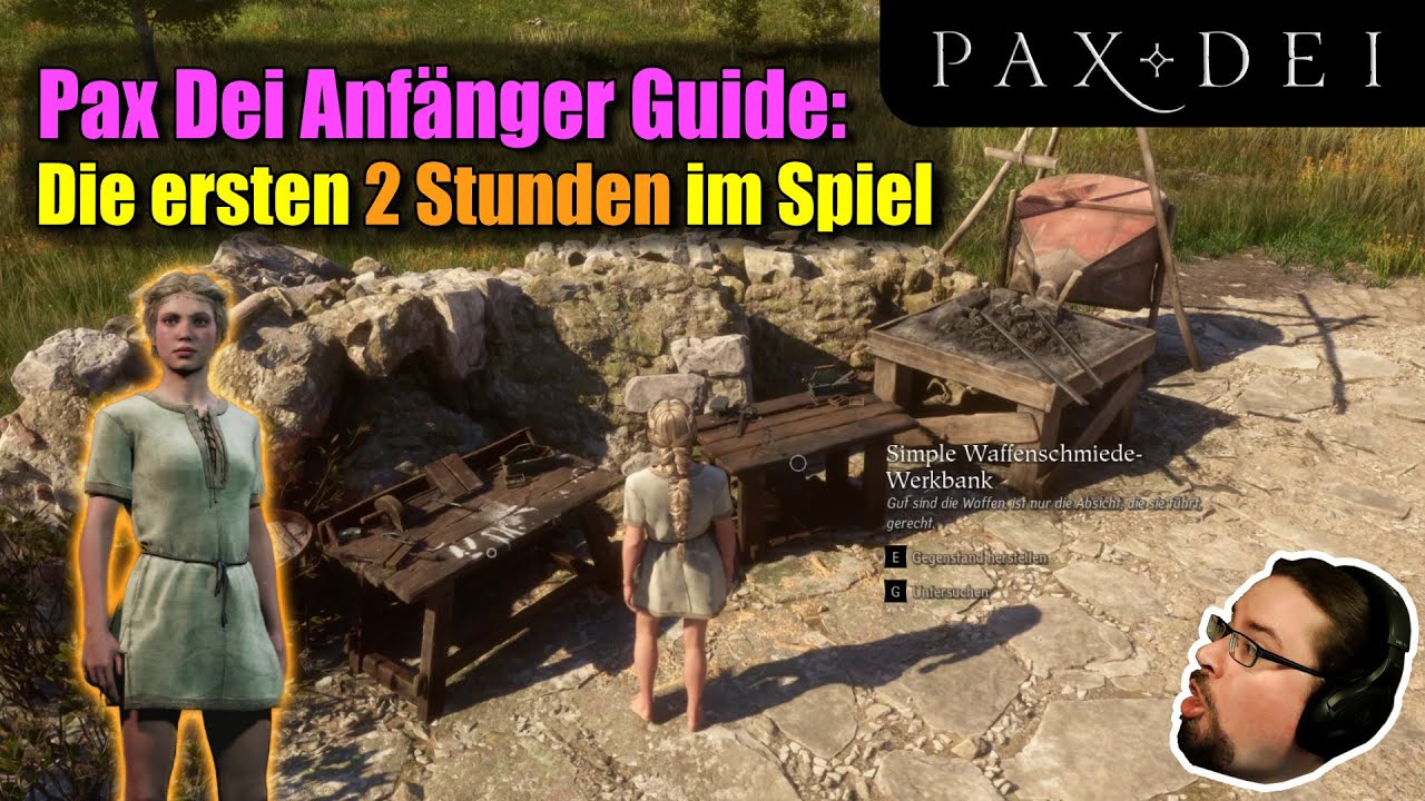 Pax Dei Anfänger Guide: Die ersten 2 Stunden - Perfekter Start mit Crafting, Bauen & Gold! (2025)