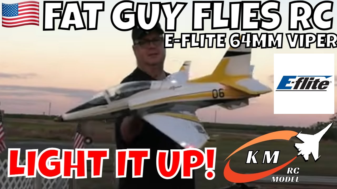 E-FLITE 64MM VIPER LIGHT UP THE SKY! by FGFRC #rcaircraft #aviation