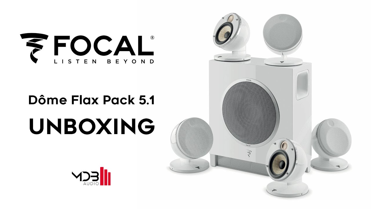 Unboxing systemu głośników do kina domowego Focal Dome Flax Pack 5.1