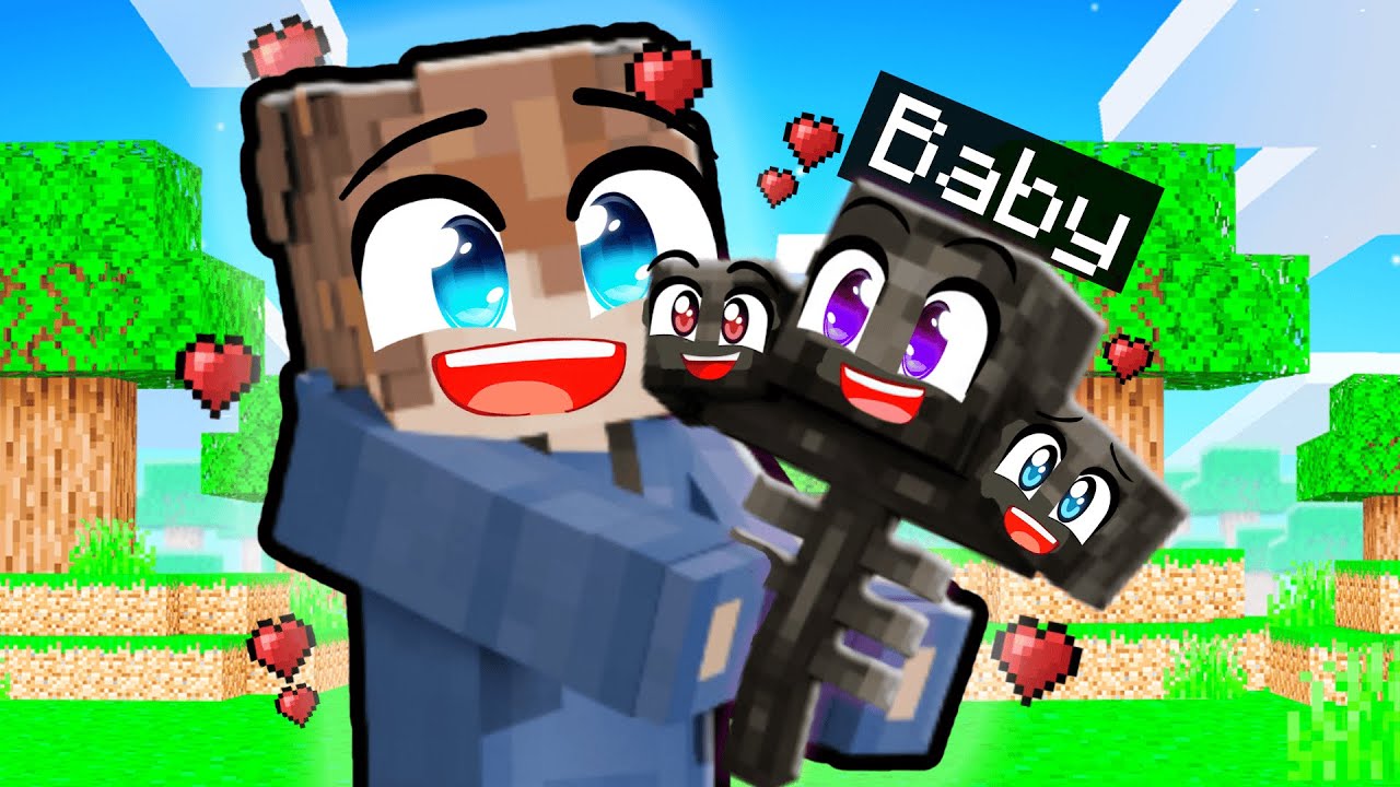 I Adopted a BABY WITHER in Minecraft!