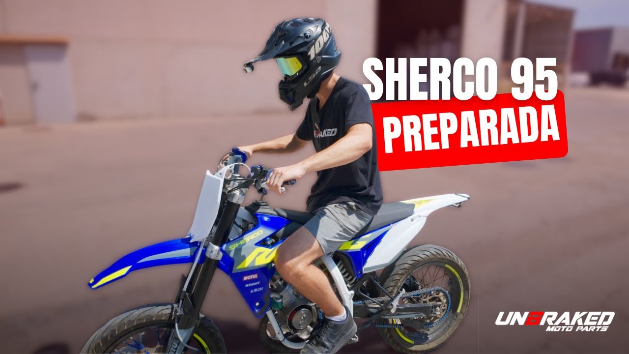 Sherco 95cc ready 🔧 | Escape KRM, carburador PWK 28 y rotor TPR