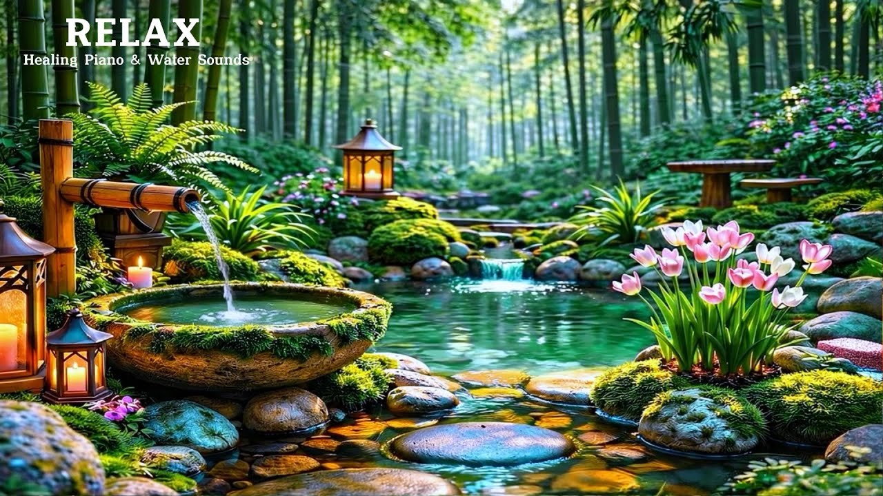 Healing Piano & Water Sounds for Inner Calm, Emotional Balance & Deep Relaxation