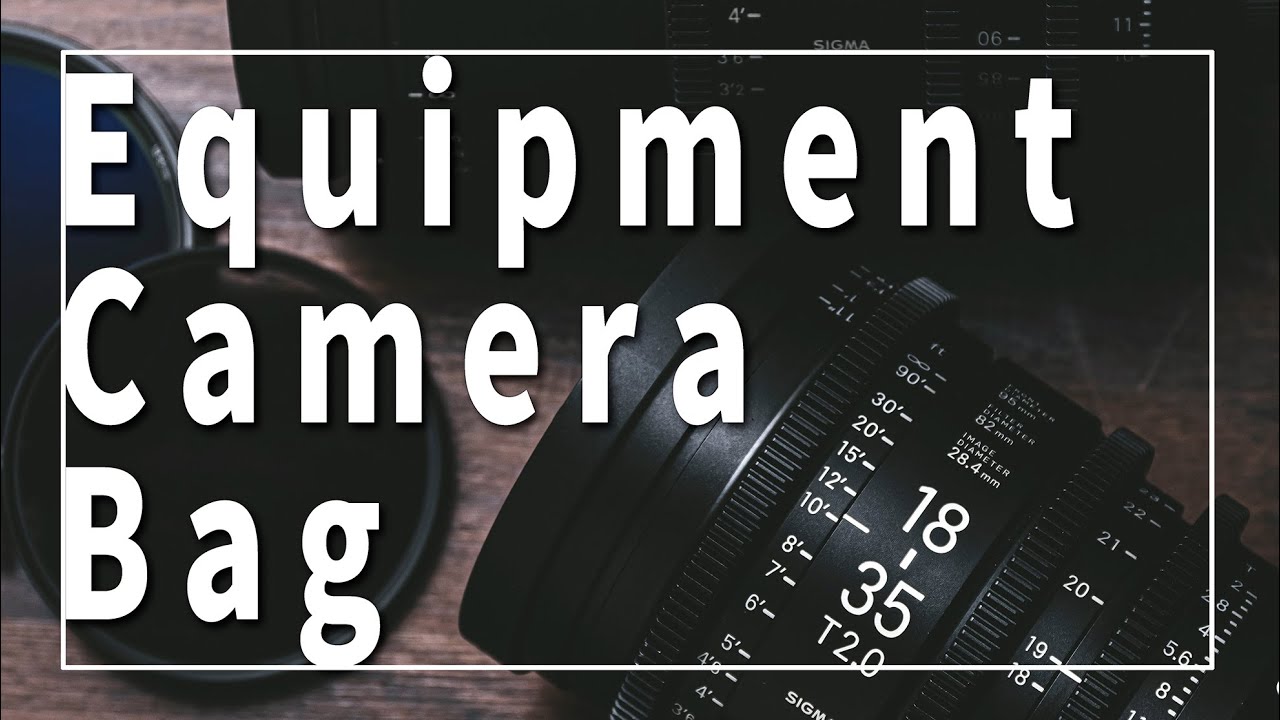 【カメラバッグ公開！】撮影の持っていくカメラバッグの中身紹介【Contents of camera bag】