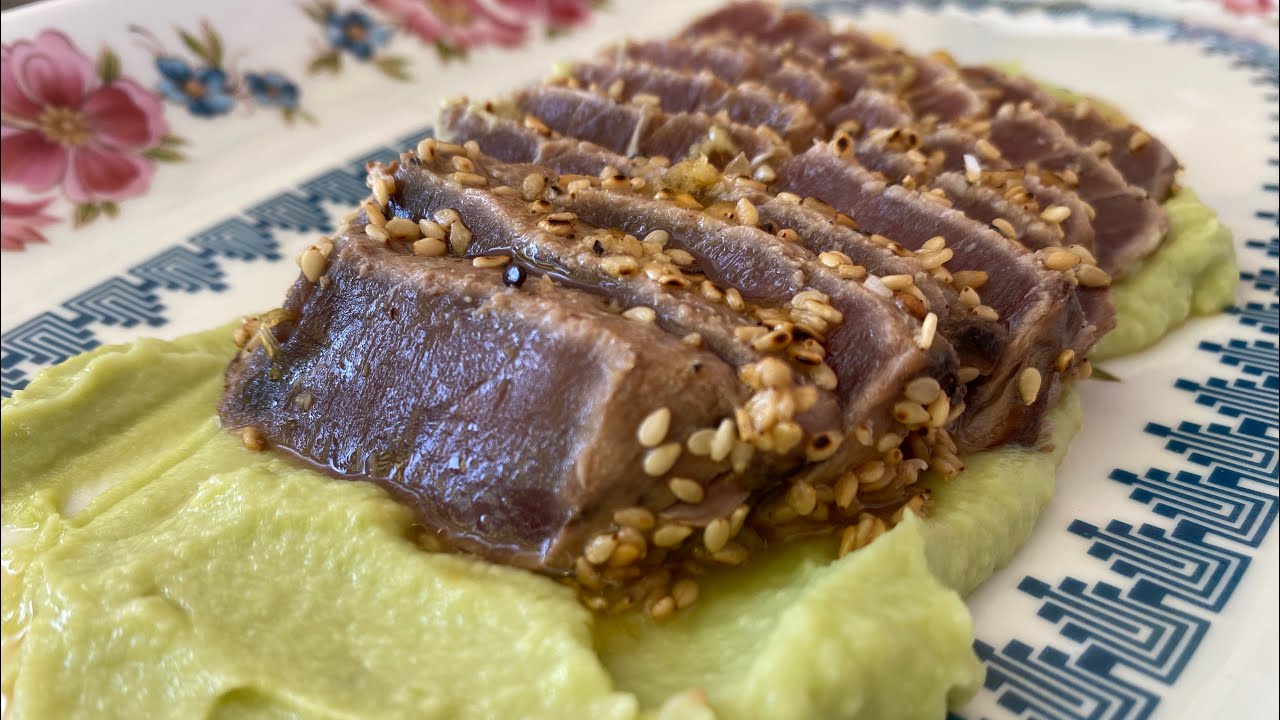 Tataki de atún rojo