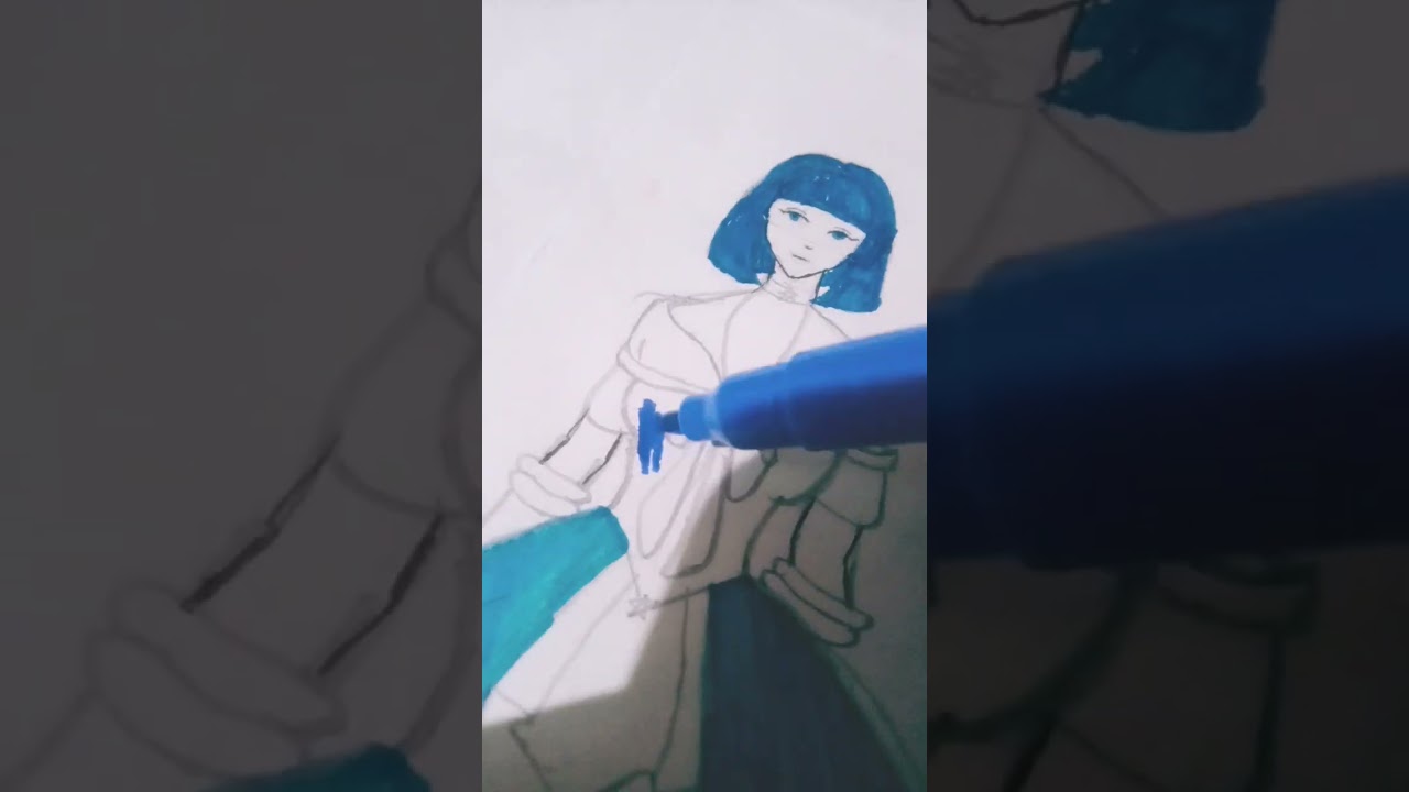 sailor Mercury #sailormercury #short #art #satisfying #Artist Apoorva
