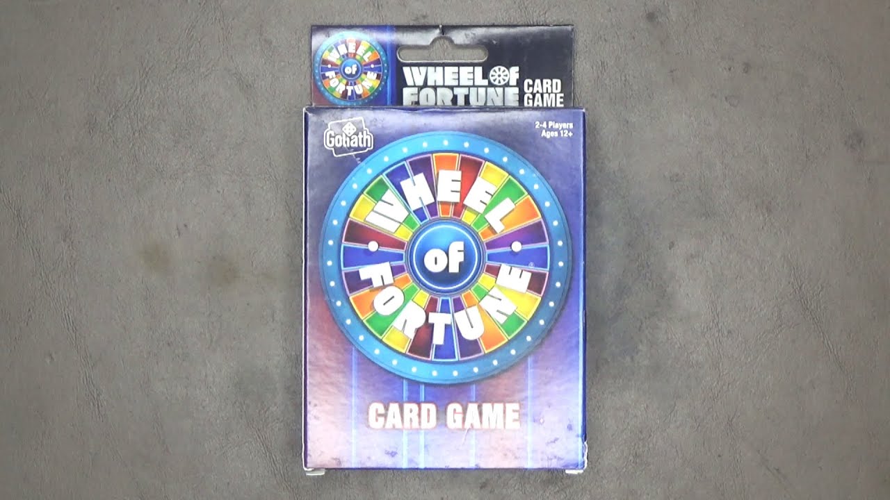 How To Play Wheel Of Fortune Card Game