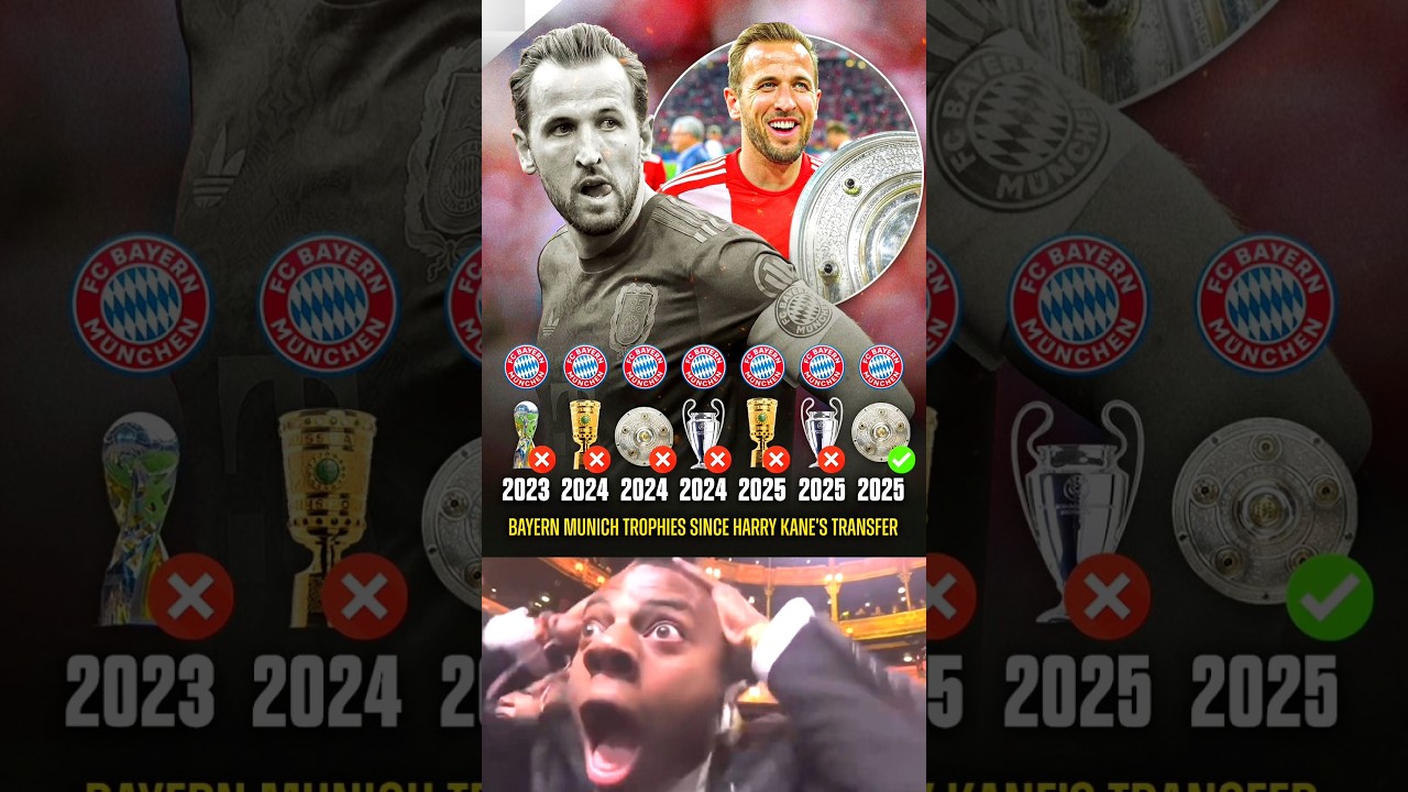Harry Kane Has Finally Won A Trophy For Bayern Munich! The Curse Is Officially Broken 💔😭