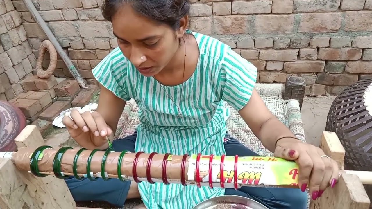 मैने बनाई लाल रंग की चूड़ियां \\ कैमिकल को सूखने में कितना समय लगता है?