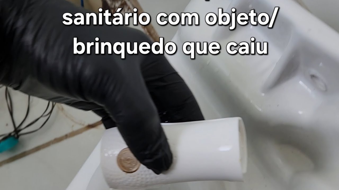 Como desentupir vaso sanitário para retirarada de objeto ou brinquedo. Desmontagem e montagem.